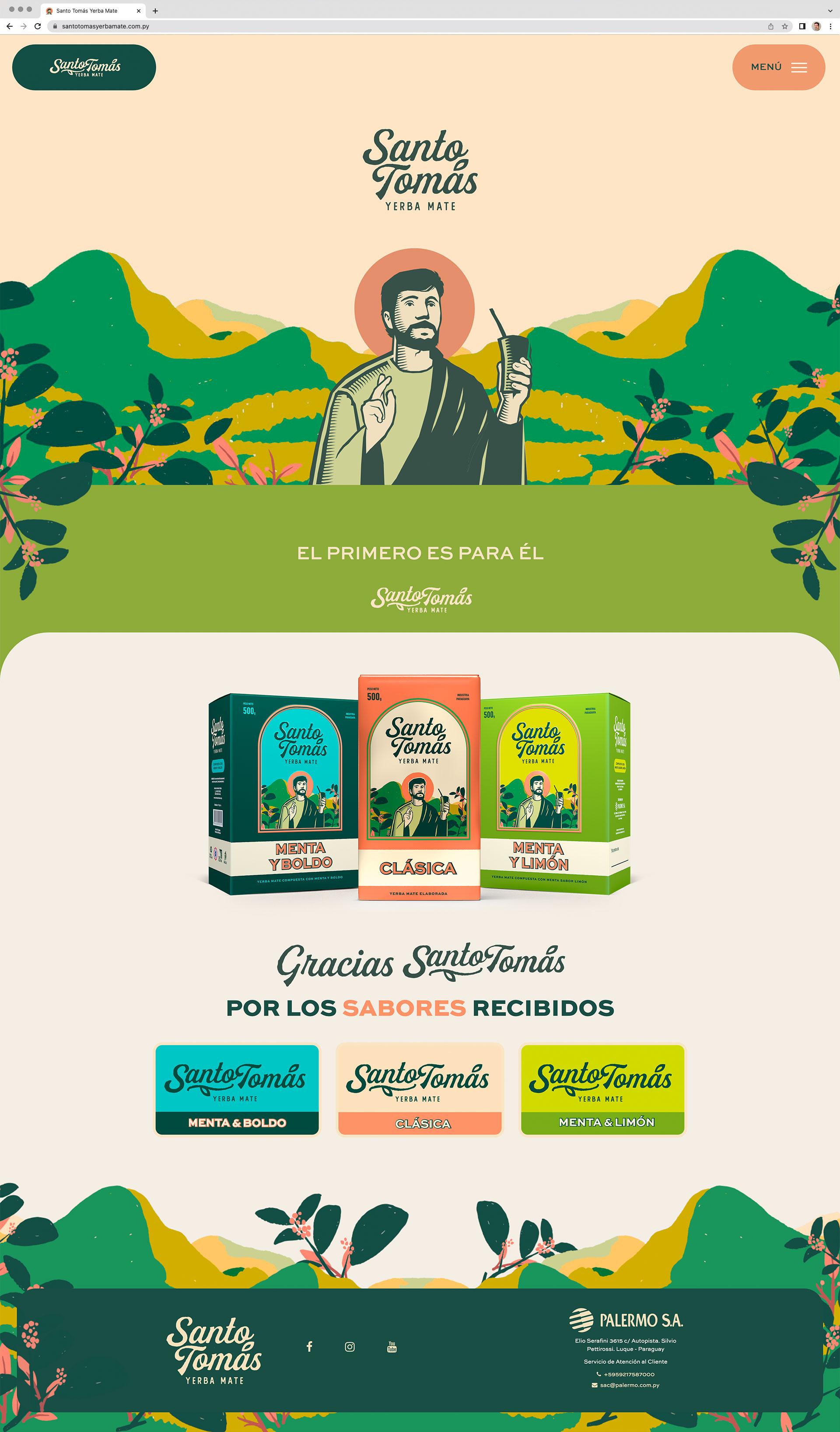 Sitio web de Santo Tomás